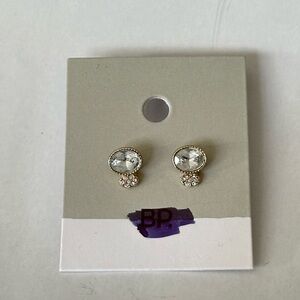 BP. Jewelry stud earrings gold tone
